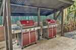 Community BBQ grills are available